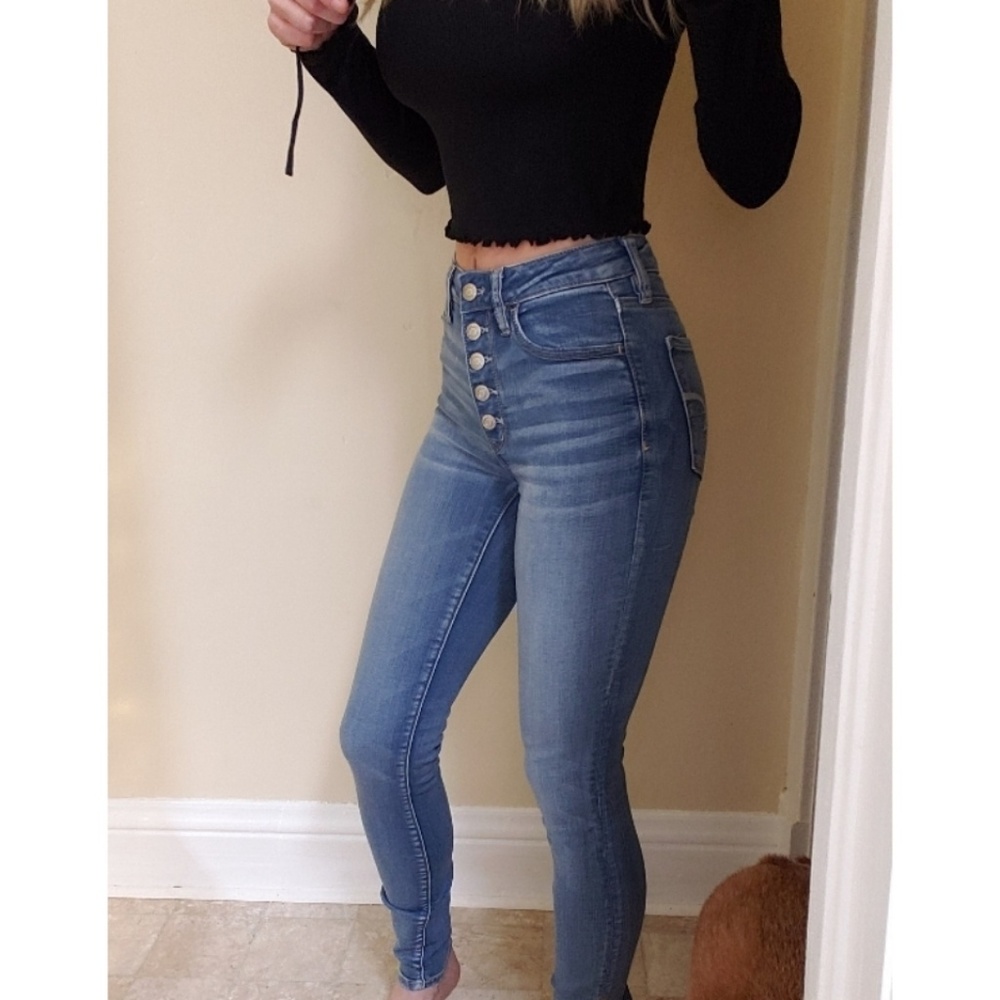 AE super hi-rise jegging